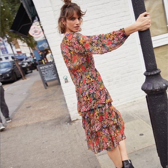 The Kooples Cocktail Flower print dress. - Picture 1 of 7